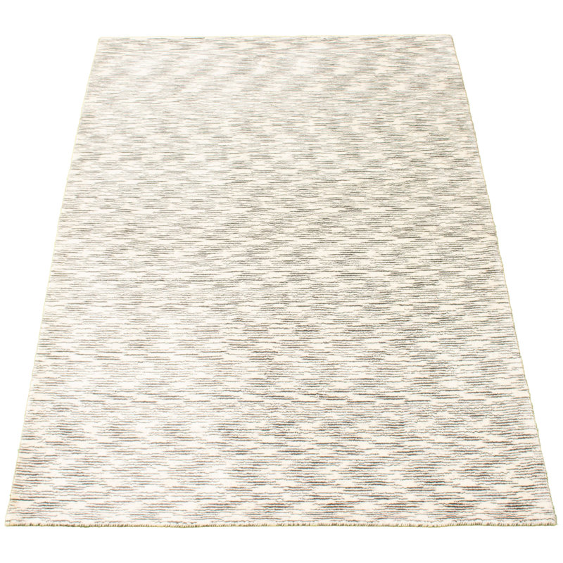 Tapis unique en laine crème 5 pi 4 po x 7 pi 10 po New Age