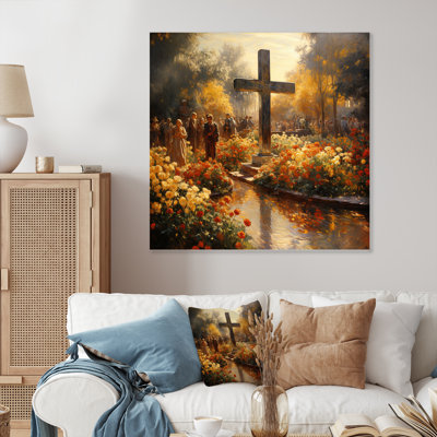 Heavenly Cross Christian symbolism III - Christianisme, art mural en métal
