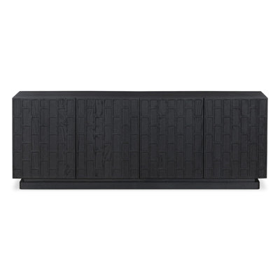 Console média Cleve - Chêne clair délavé
