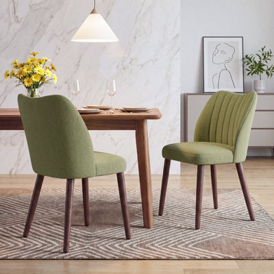 46.5 cm H Upholstered Fabric Dining Chair