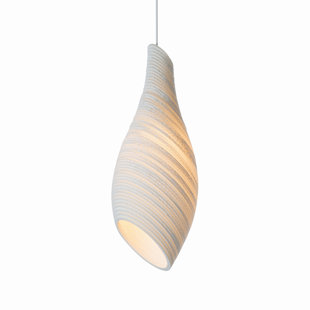 Luminaire suspendu en carton recyclé Scraplights