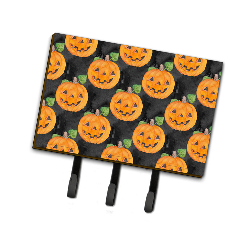 Metal Wall Organizer with Key Hooks