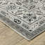 Tapis gris / ivoire Aldred Compass Medallion-146782097