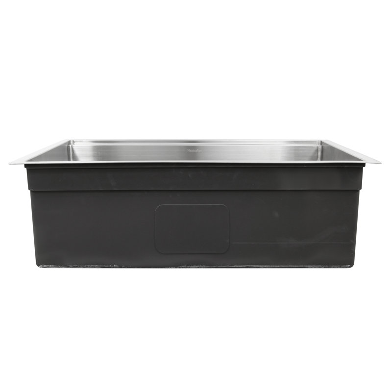 Pro Series Small Radius Undermount Stainless  Kitchen Sink with Accessories