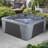 Palm Beach™ 5-6 Person 30-Jet Lounger Hot Tub Spa with Built-In Ice Bucket, 2 Pumps, LED Lighting, Stainless Steel Heater and Ozonator, Insulated Cover Included-100078813