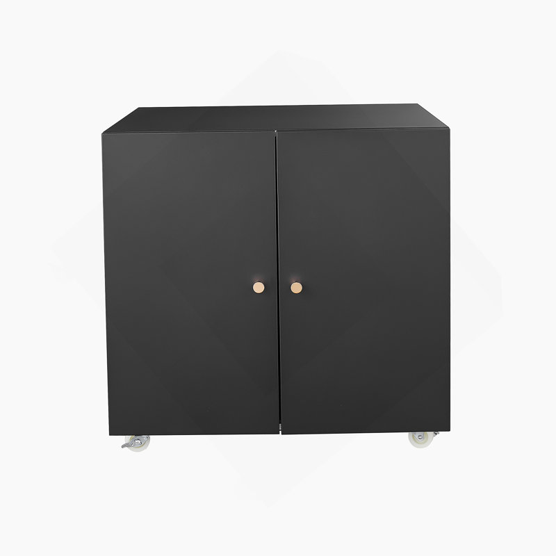 Armoire de rangement durable à pieds en métal avec une surface lisse et une mobilité facile pour une vie organisée et un espace de travail