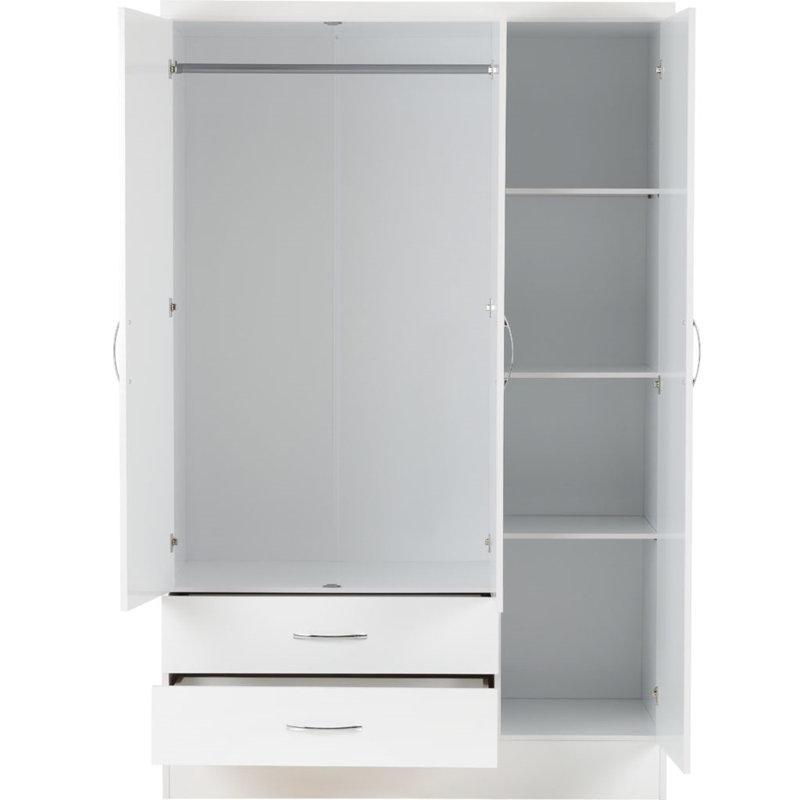 Rauchtown 3 Door Wardrobe, White