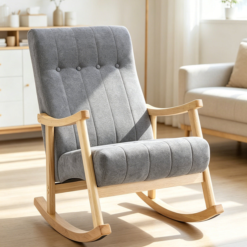 Rocking Chair, Grey