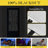  100% Blackout Curtain for Door Window, Privacy Room Darkening Shade Thermal Insulated French Door Curtain with Tie Back, Elegant Home Decoration, 1 Panel-1332115449-1332115329