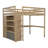 Khansaa Loft Bed with Built-in Desk and Storage-106601839