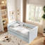 Lit de jour moderne et multifonctionnel avec tiroirs et accoudoirs coulissants - Canapé-lit peu encombrant pour le salon, la chambre d'amis ou la chambre à coucher, conception confortable et élégante-778903809