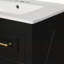 Charmant meuble-lavabo avec rangement abondant et design élégant pour une fonctionnalité idéale