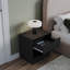 Skylir 45cm W Metal Bedside Table-1172281569