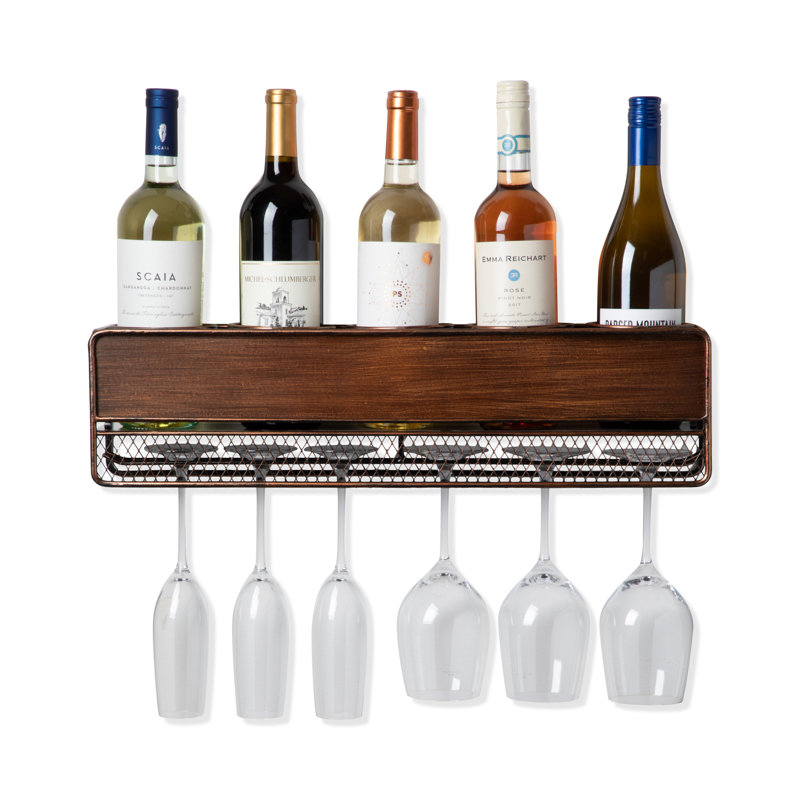Étagère à vin rustique