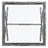Evelynn Glass Top End Table-485418270