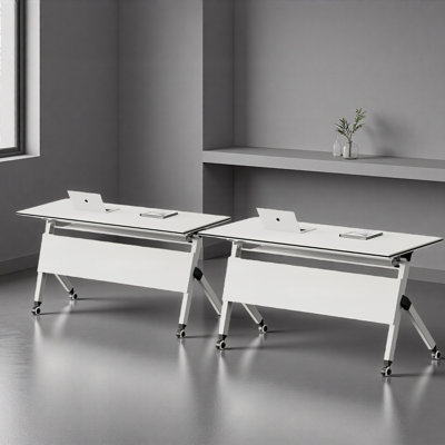 Mobile Folding Conference and Training Table Set