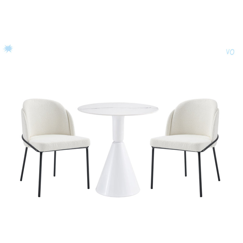 Two Chairs And A Table Set