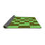 Tapis géométrique en laine vert-1092857872