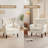Thick Cushion Tufted Button Velvet Accent Chair-778263689