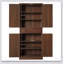 Armoire de rangement à 4 portes avec 1 tiroir et 4 tablettes intérieures réglables