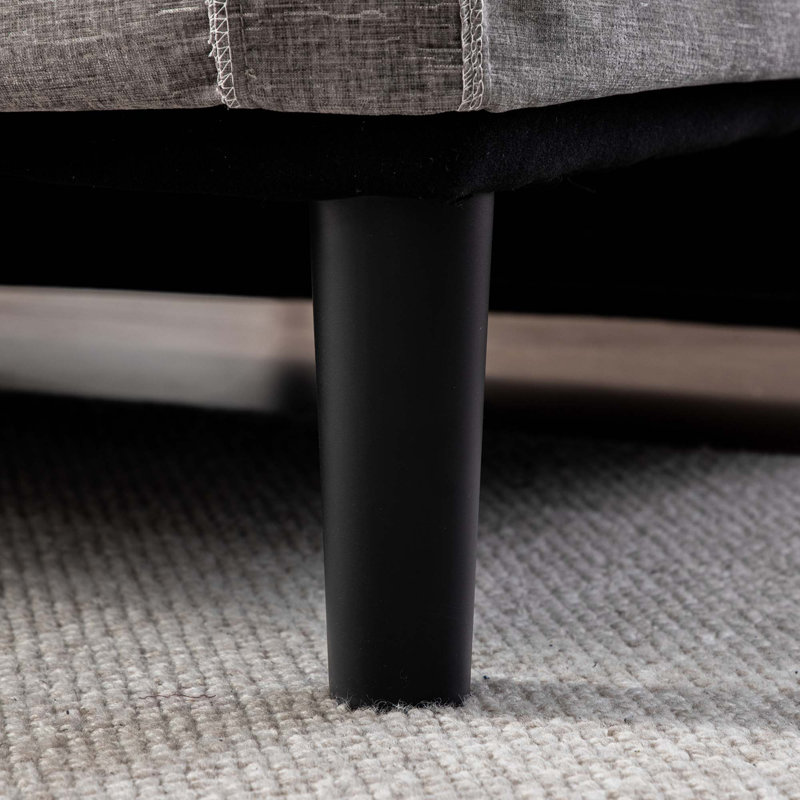 Canapé surdimensionné en chenille 2 places de 82,68 po de large avec coussins, idéal pour les chambres à coucher, les salons et les coins-fenêtres