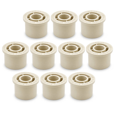 SUPPLYGIANT 10 pièces 1-1 / 2 x 1-1 / 4 en cuvette de raccord en PVC et raccord de tuyau