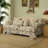 Vintage Floral Fabric Rustic  Sofa