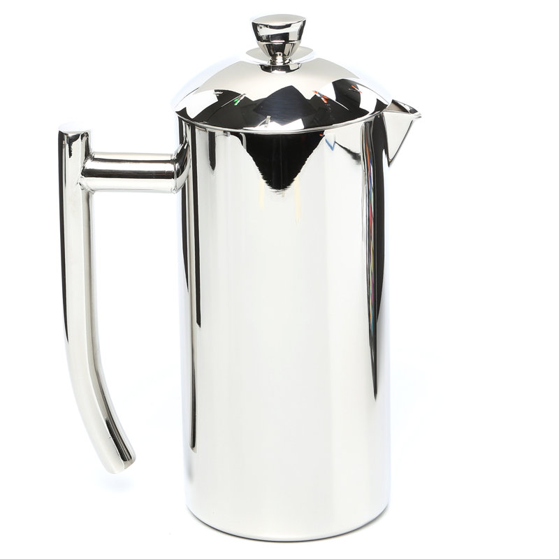 Presse française en acier inoxydable poli Frielling, 17 oz