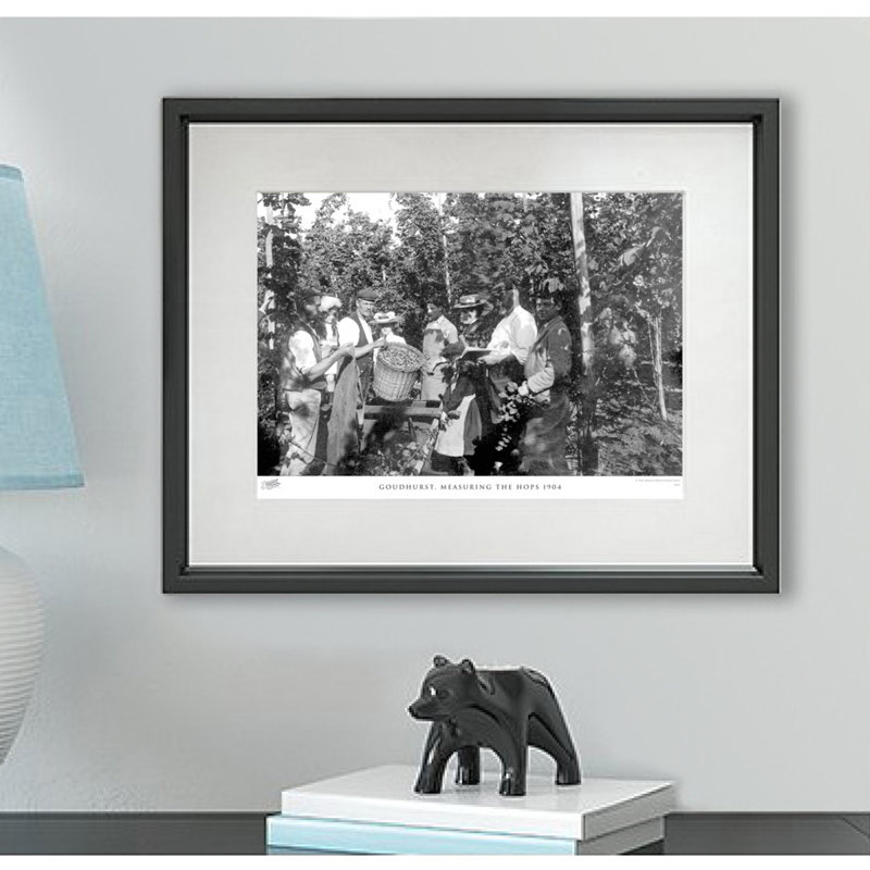 Goudhurst, Measuring The Hops 1904 - Single Picture Frame Print, 45cm H x 60cm W x 2.3cm D