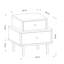 Dupoint 45cm W Manufactured Wood Bedside Table