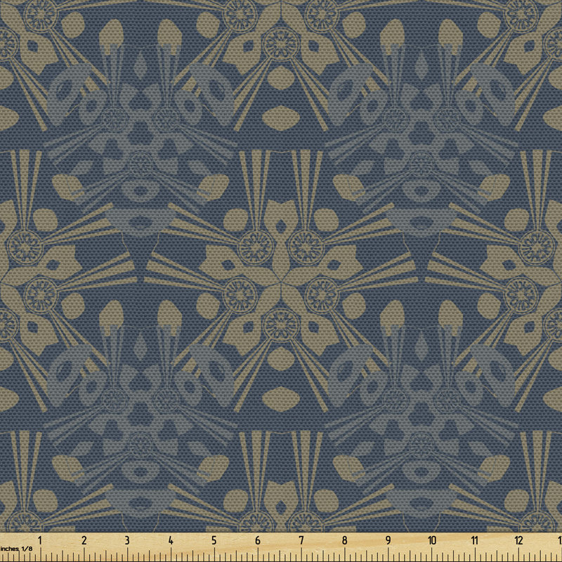 Tissu oriental antique, l 58 po x L 108 po