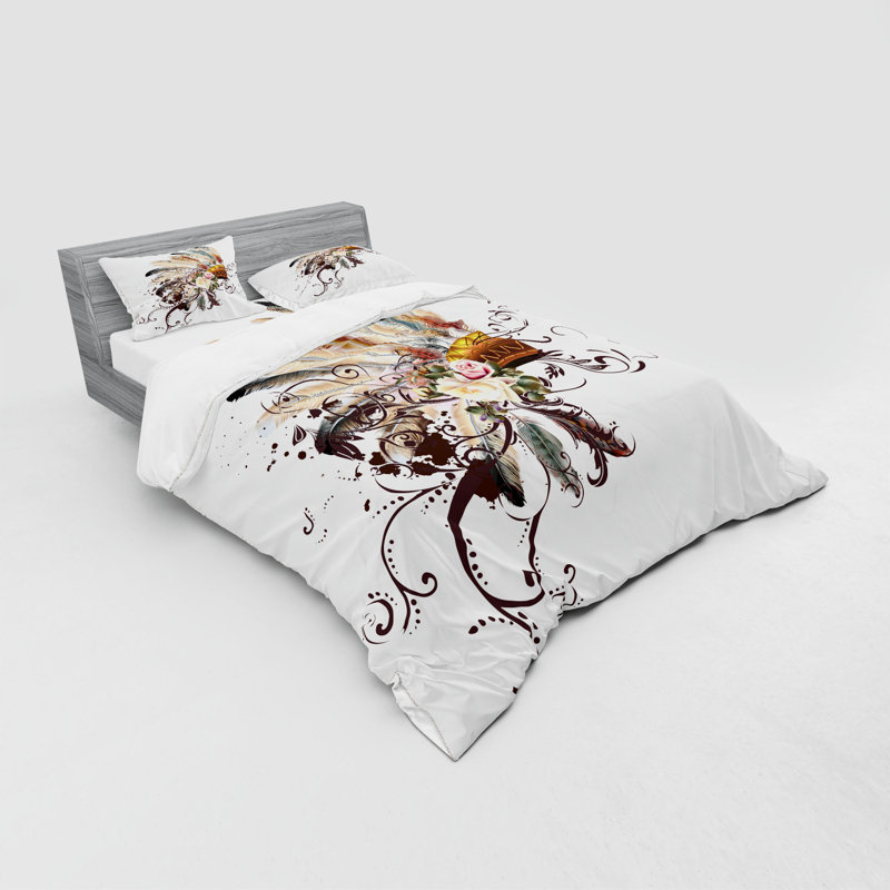 Rustic Polyester Duvet Cover, Queen Duvet Cover + 3 Additional Pieces