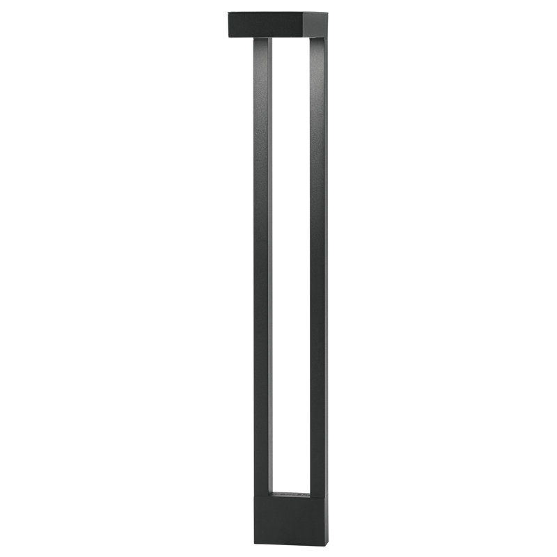 Lampe de chemin à deux bras, Noir texturé