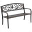 Banc de patio extérieur avec motif animal pour cour, pelouse, porche