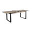 Lafabrica Extendable Metal Base Dining Table