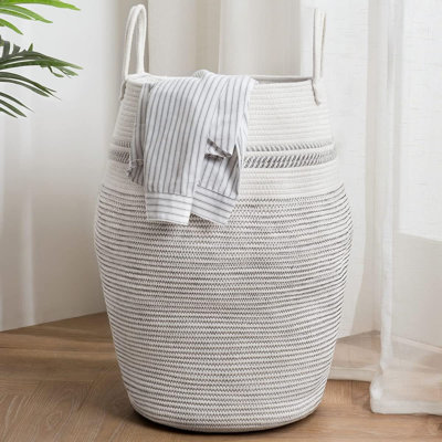 105L Laundry Hamper With Handle,Foldable