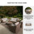 Danny 82.25" Wicker Outdoor Sofa