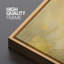 «Golden Horizon Glow Over Calm Reflective Water», impression sur toile encadrée pour chambre principale-496955443-496955441