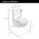 American Standard Glenwall 1.28 Gallons GPF Elongated Wall Mounted Kit (Seat Not Included)