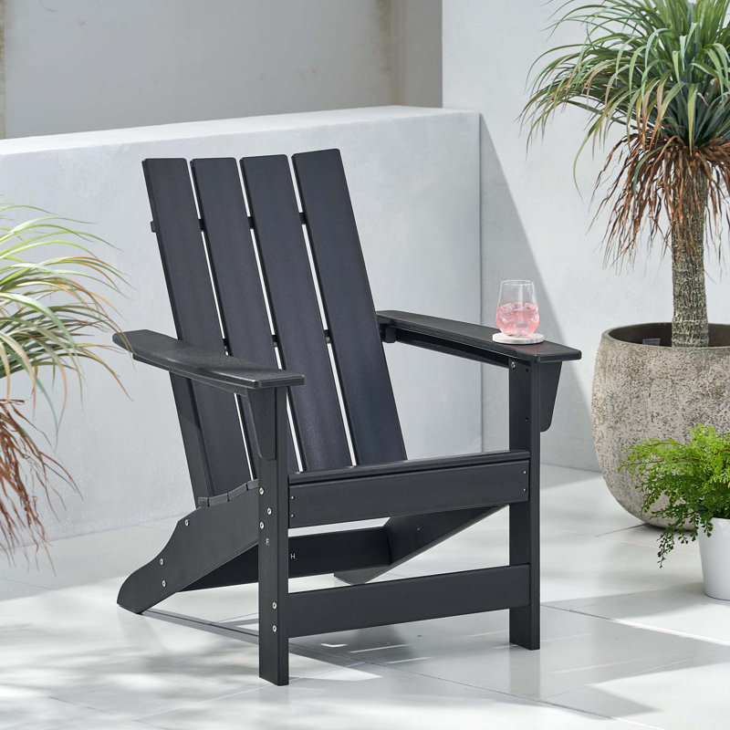 Chaise Adirondack Encino, Noir