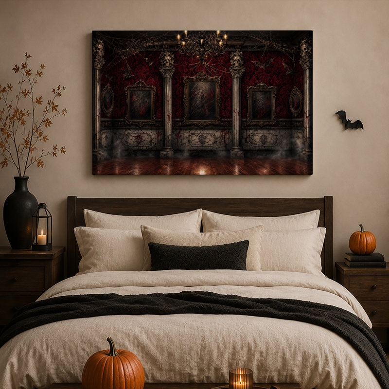 Haunted Gothic Room, 12"H x 18"W