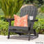 Chaise Adirondack rustique avec design pliable-298654654