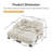 Compression Cozy Chenille Sectionals, Modern 2 Seater Modular Sofa For Home