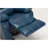 Charlotte Navy Blue Leather Gel Recliner