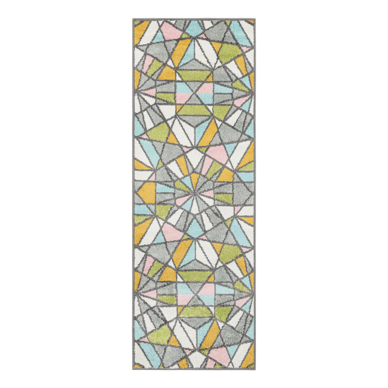 Unique Loom Vivid Whimsy Kids Rug, Runner 2'2" x 6'1"