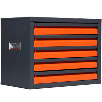 5 - Drawer Drill Bit Dispenser, Cold Rolled Steel Build, , Easy To Use, Construction Workers' Tools Material, Smooth Pull Drawers, Machine Shop
