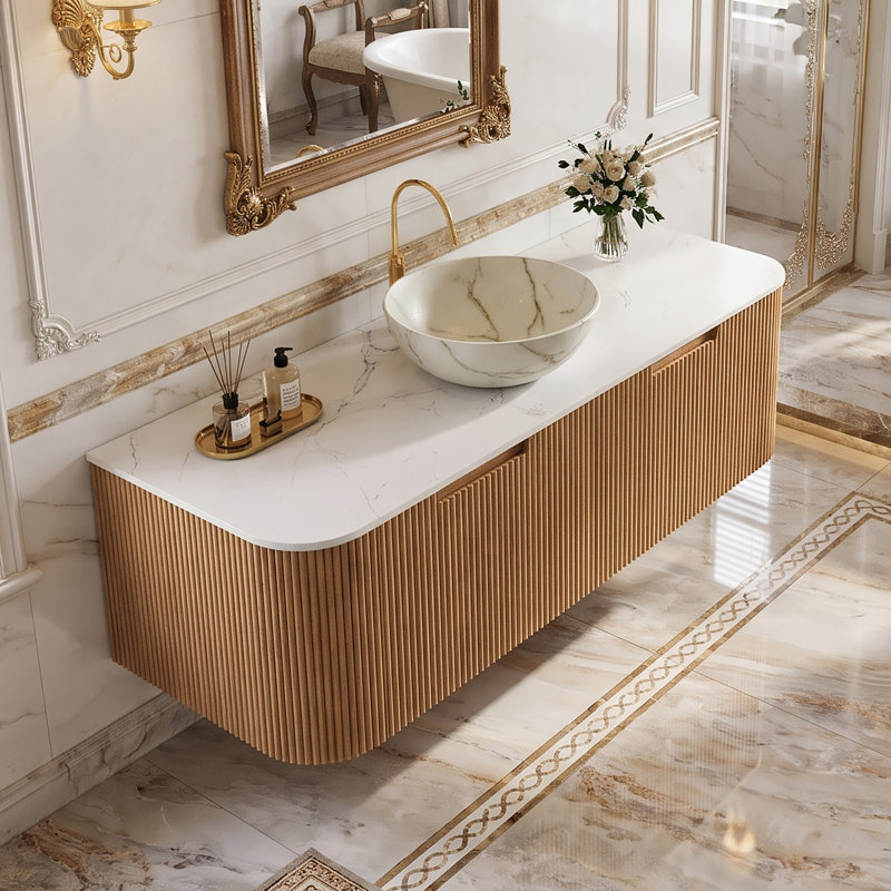 Wall Mounted With Solid Surface Top, 48