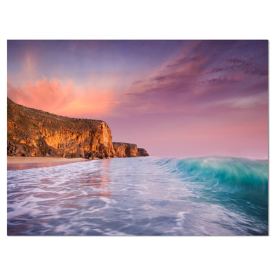 Magnifique paradise coucher de photo, reproduction de photo sur toile tendue