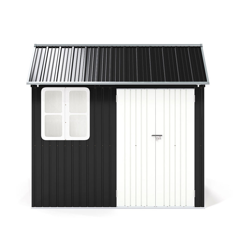 8.5ft W x 5.4ft D Metal Garden Shed