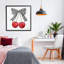 Lucky Cherries & Plaid Bow, estampe numérique, design par Paul Brent-119195454-119195453